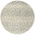thumbnail image 1 of SAFAVIEH Adirondack Lecia Geometric Area Rug, Ivory/Light Blue, 8' x 8' Round, 1 of 6