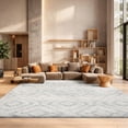 thumbnail image 1 of Safavieh Adirondack Lecia Geometric Area Rug, Ivory/Light Blue, 8' x 8' Square, 1 of 14