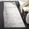 thumbnail image 1 of SAFAVIEH Adirondack Lesleigh Geometric Runner Rug, Light Grey/Red, 2'6" x 8', 1 of 7