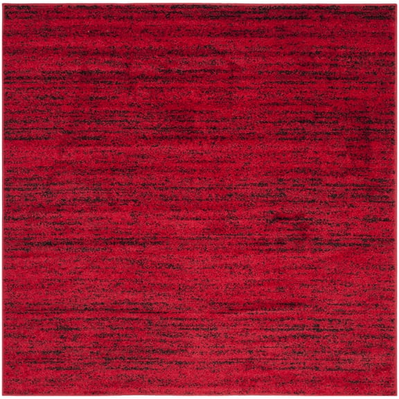 SAFAVIEH Adirondack Linnette Abstract Area Rug, Red/Black, 10' x 10' Square