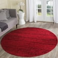 thumbnail image 1 of SAFAVIEH Adirondack Linnette Abstract Area Rug, Red/Black, 4' x 4' Round, 1 of 6