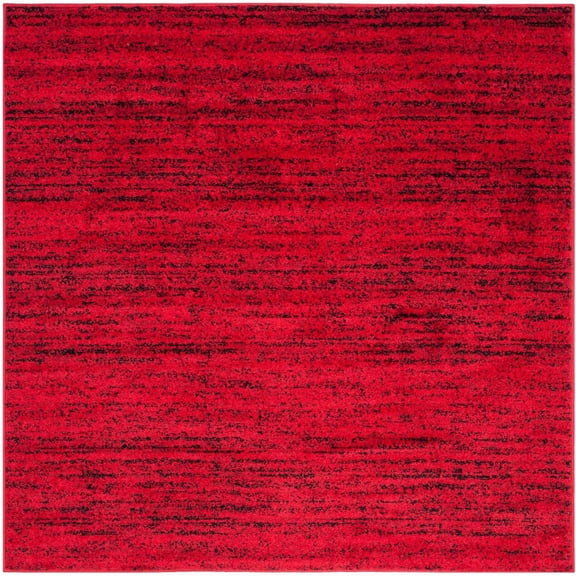 SAFAVIEH Adirondack Linnette Abstract Area Rug, Red/Black, 6' x 6' Square