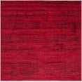 thumbnail image 1 of SAFAVIEH Adirondack Linnette Abstract Area Rug, Red/Black, 8' x 8' Square, 1 of 5