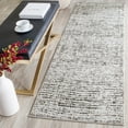 thumbnail image 1 of SAFAVIEH Adirondack Linnette Abstract Runner Rug, Black/Silver, 2'6" x 16', 1 of 6