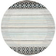 thumbnail image 1 of SAFAVIEH Adirondack Maria Striped Area Rug, Ivory/Blue Grey, 6' x 6' Round, 1 of 7