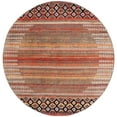 thumbnail image 1 of SAFAVIEH Adirondack Maria Striped Area Rug, Ivory/Blue Grey, 6' x 6' Round, 1 of 7