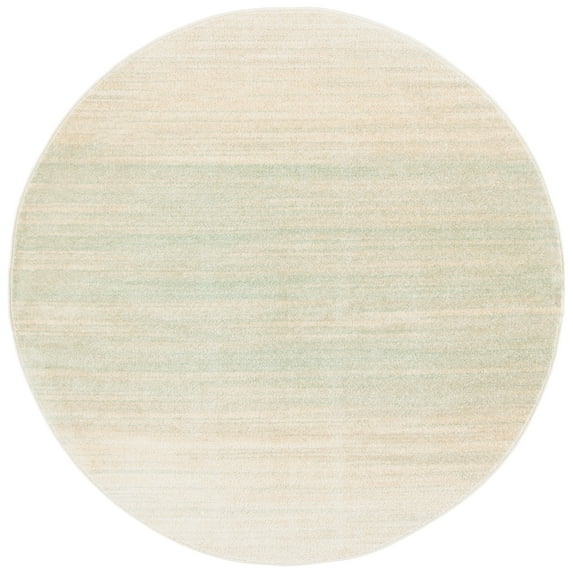 SAFAVIEH Adirondack Maris Abstract Area Rug, Green/Ivory, 6' x 6' Round