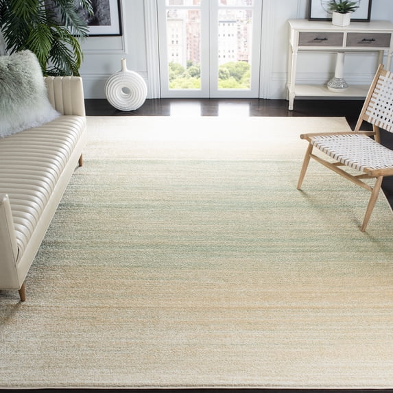 SAFAVIEH Adirondack Maris Abstract Area Rug, Green/Ivory, 8' x 10'