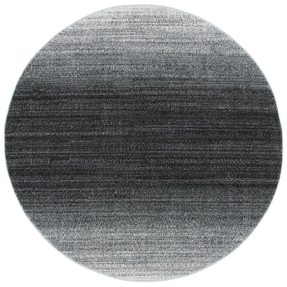 SAFAVIEH Adirondack Maris Abstract Area Rug, Grey/Dark Grey, 8' x 8' Round