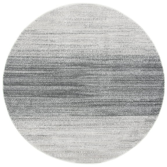 SAFAVIEH Adirondack Maris Abstract Area Rug, Grey/Ivory, 4' x 4' Round