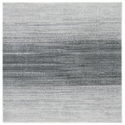 SAFAVIEH Adirondack Maris Abstract Area Rug, Grey/Ivory, 4' x 4' Square