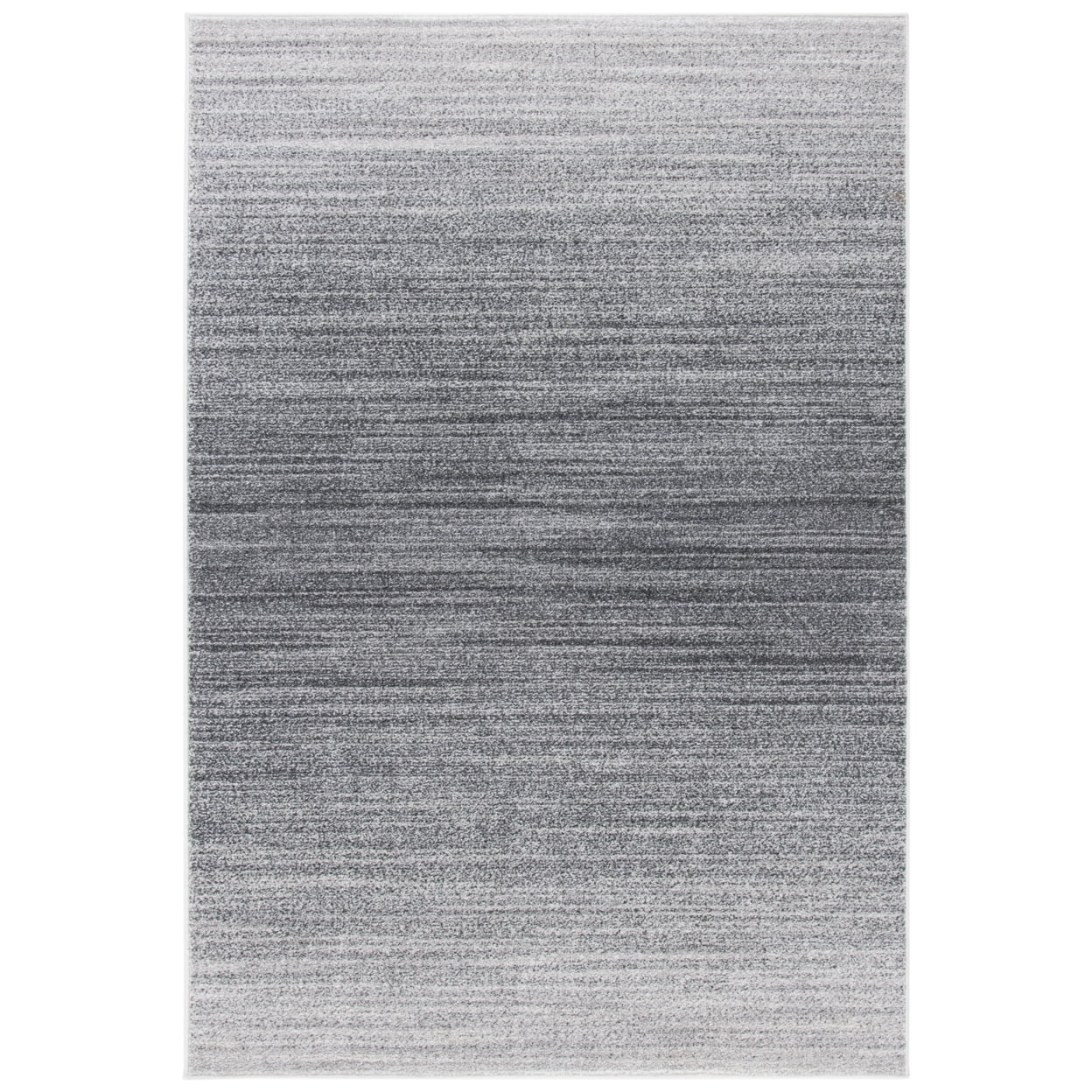 Grey and Ivory Ombre Hand-knotted Synthetic Area Rug