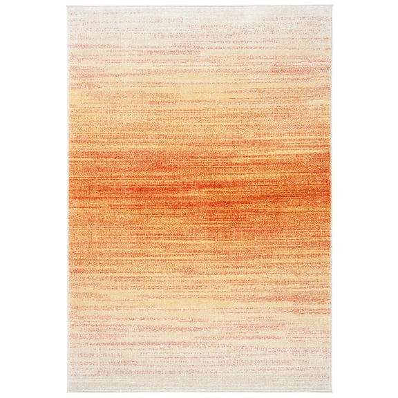 SAFAVIEH Adirondack Maris Abstract Area Rug, Orange/Red, 6' x 9'