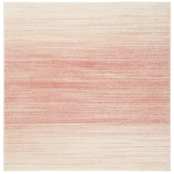 SAFAVIEH Adirondack Maris Abstract Area Rug, Pink/Ivory, 4' x 4' Square