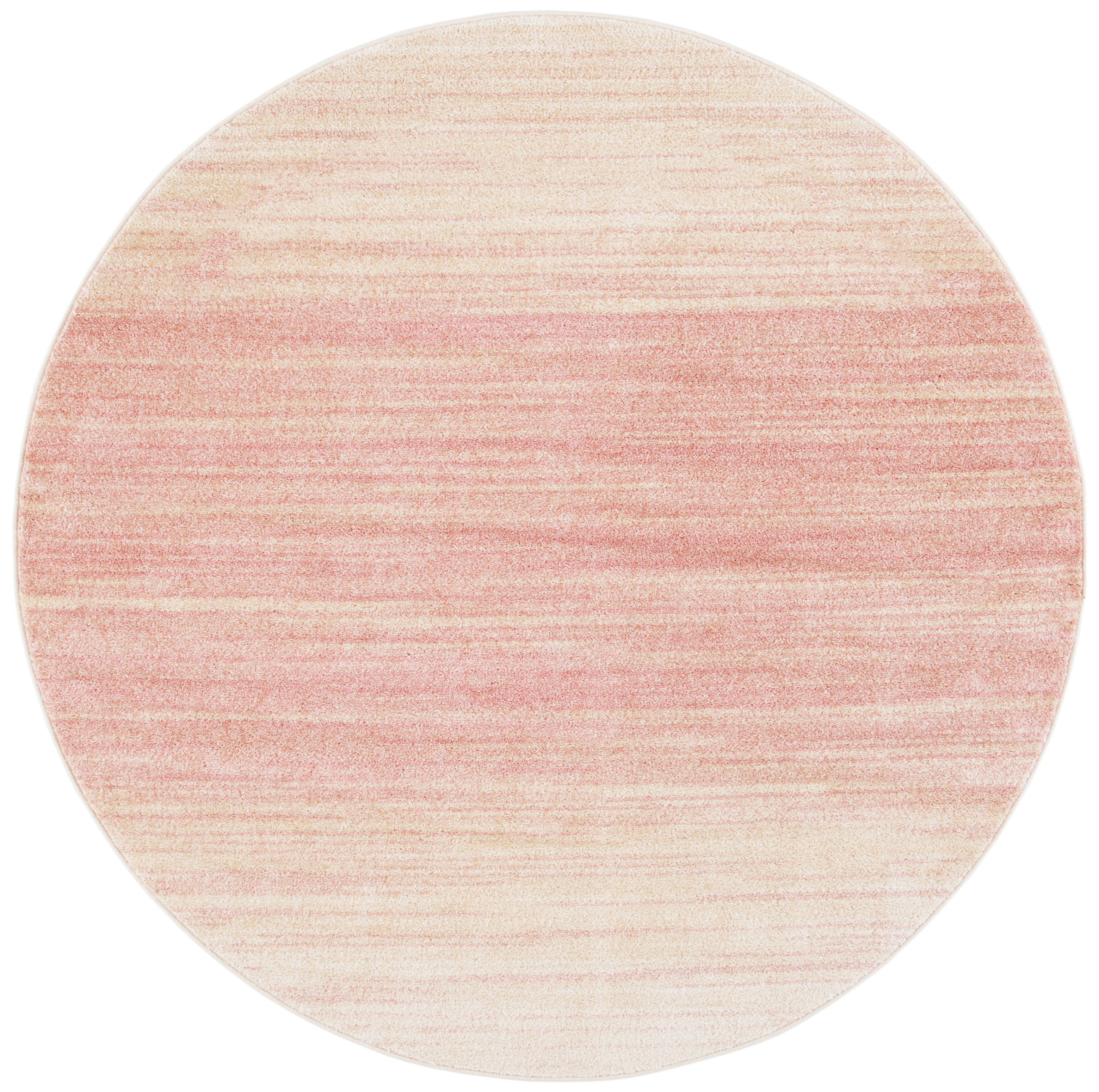 SAFAVIEH Adirondack Maris Abstract Area Rug, Pink/Ivory, 8' x 8' Round