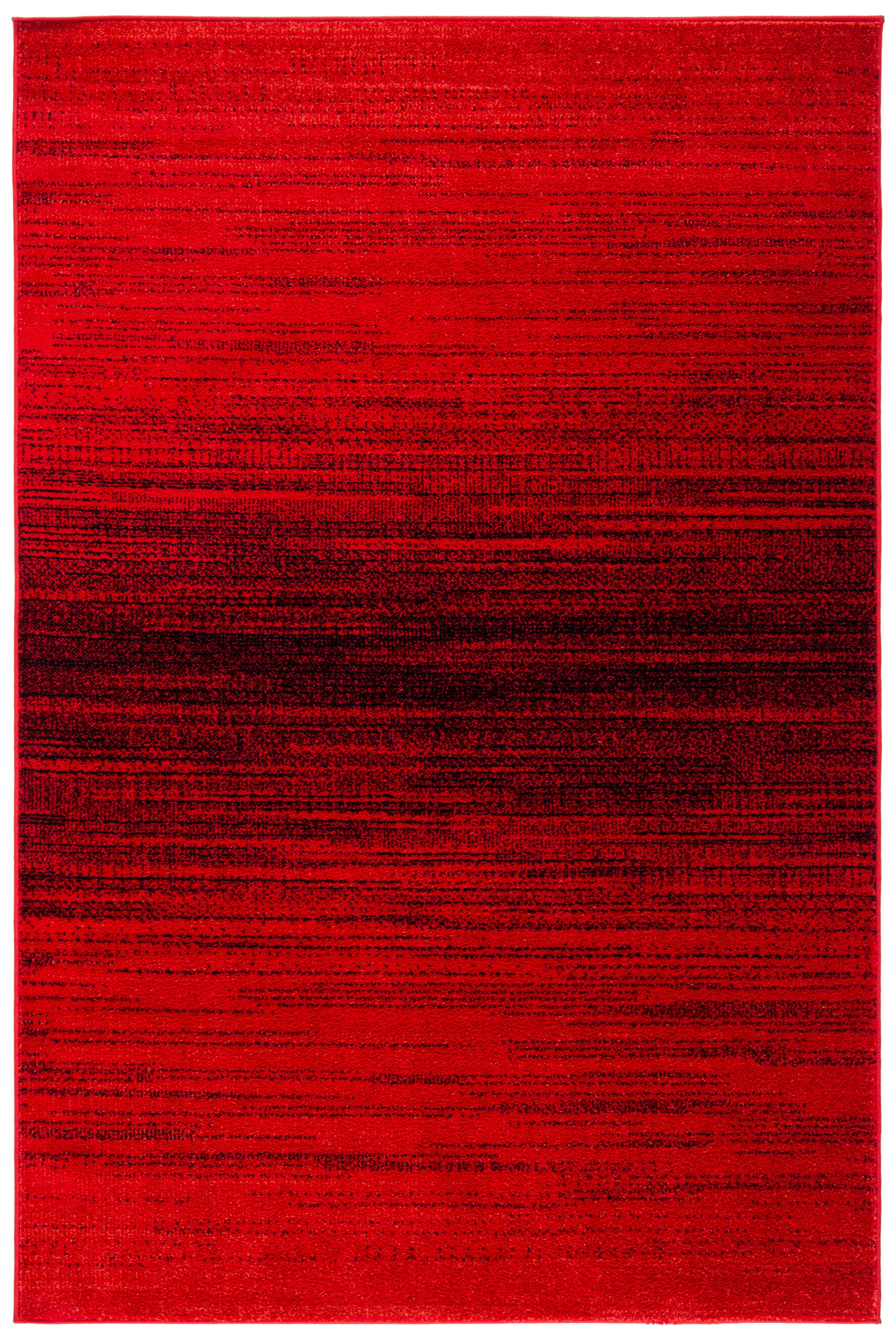 SAFAVIEH Adirondack Maris Abstract Area Rug, Red/Black, 4' x 6 ...