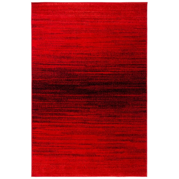 SAFAVIEH Adirondack Maris Abstract Area Rug, Red/Black, 4' x 6'