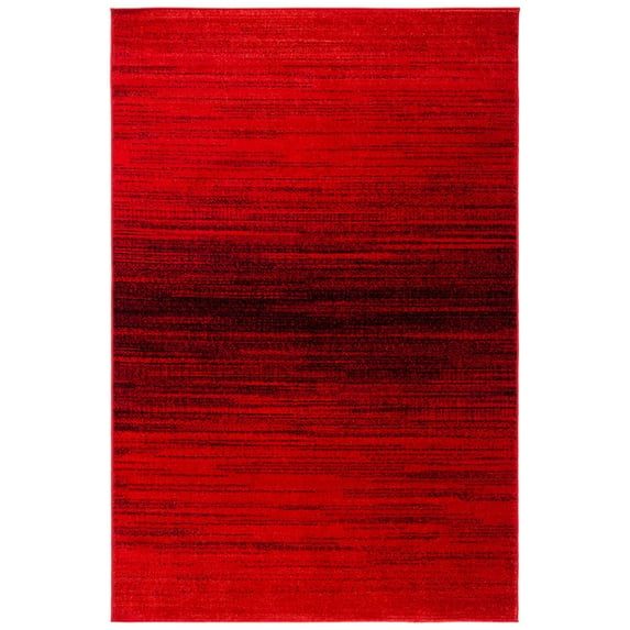 SAFAVIEH Adirondack Maris Abstract Area Rug, Red/Black, 5'1" x 7'6"