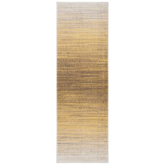 SAFAVIEH Adirondack Maris Abstract Runner Rug, Gold/Ivory, 2'6" x 8'