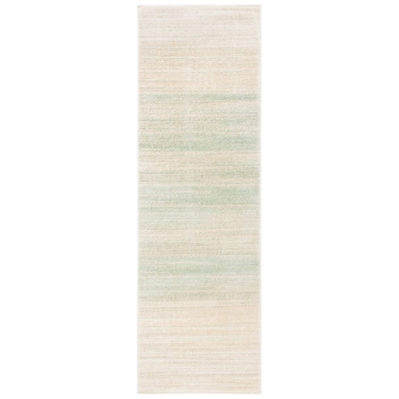 SAFAVIEH Adirondack Maris Abstract Runner Rug, Green/Ivory, 2'6" x 10'