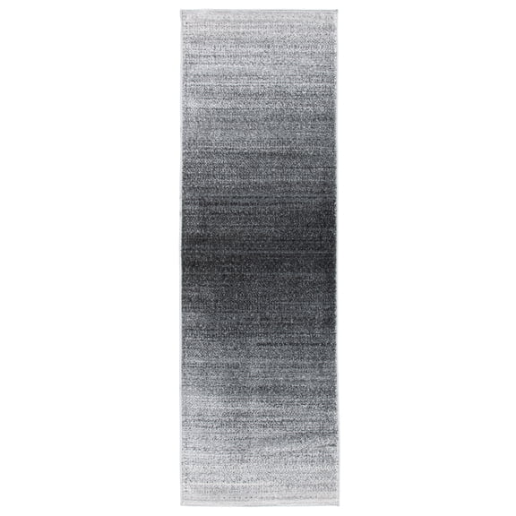SAFAVIEH Adirondack Maris Abstract Runner Rug, Grey/Dark Grey, 2'6" x 14'