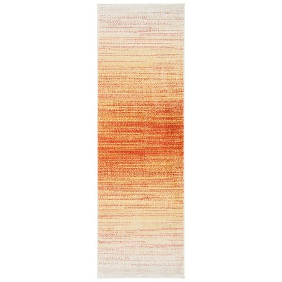 SAFAVIEH Adirondack Maris Abstract Runner Rug, Orange/Red, 2'6" x 12'