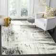 SAFAVIEH Adirondack Matilda Abstract Area Rug, Ivory/Grey, 5'1" x 7'6