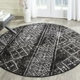 thumbnail image 1 of SAFAVIEH Adirondack Montague Geometric Area Rug, Black/Silver, 4' x 4' Round, 1 of 7