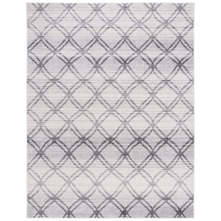 SAFAVIEH Adirondack Rhona Geometric Area Rug, Silver/Charcoal, 3' x 5'