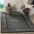 thumbnail image 1 of SAFAVIEH Adirondack Royston Geometric Area Rug, Black/Silver, 4' x 4' Square, 1 of 6