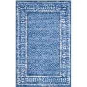SAFAVIEH Adirondack Royston Geometric Area Rug, Light Blue/Dark Blue, 2'6" x 4'