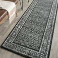 thumbnail image 1 of SAFAVIEH Adirondack Royston Geometric Runner Rug, Black/Silver, 2'6" x 12', 1 of 6