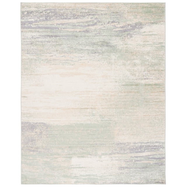 SAFAVIEH Adirondack Rudyard Abstract Area Rug, Ivory/Sage, 10' x 14 ...