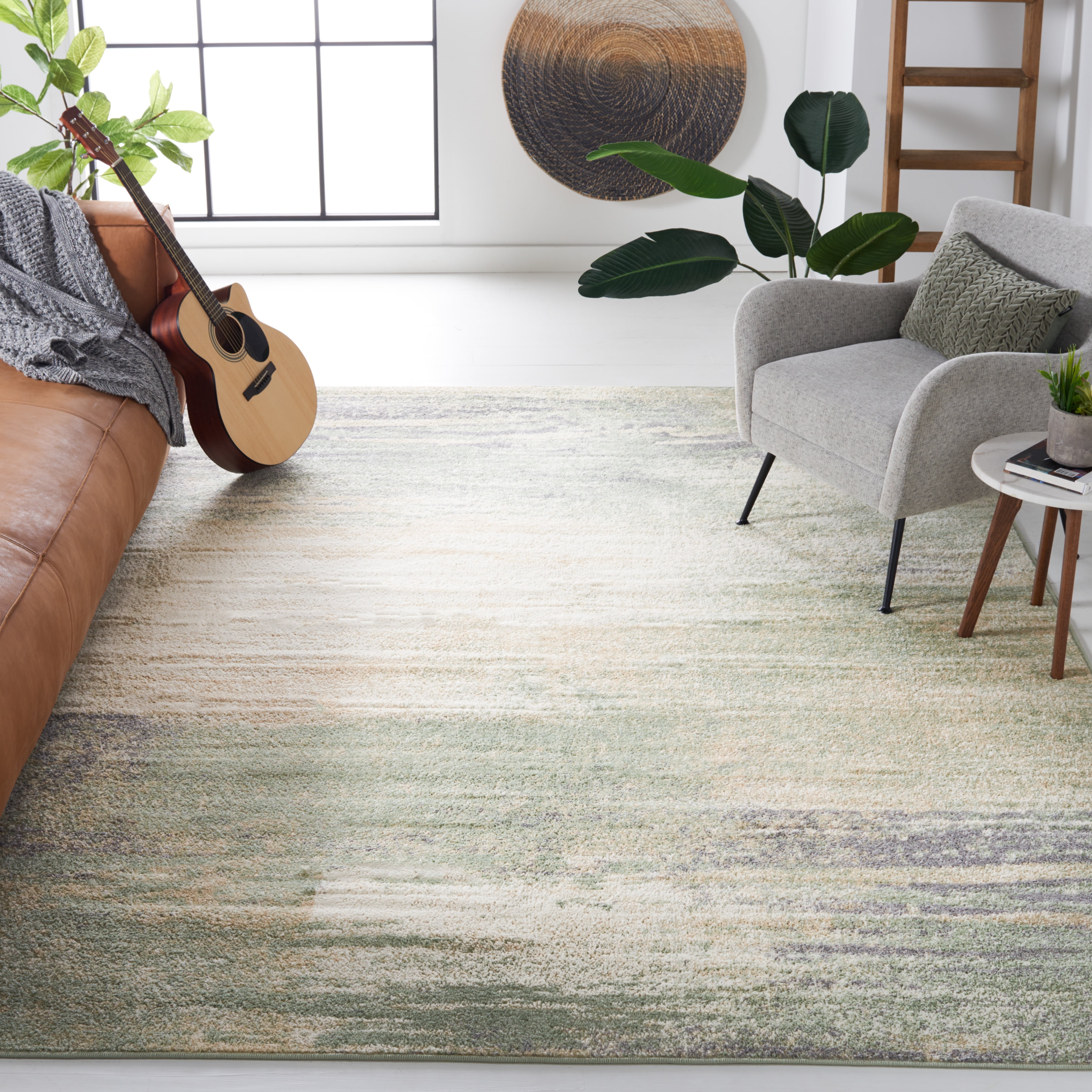 Safavieh Adirondack Rudyard Abstract Ombre Area Rug, Ivory/Sage, 8' x 10'