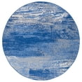 thumbnail image 1 of SAFAVIEH Adirondack Rudyard Abstract Area Rug, Silver/Blue, 6' x 6' Round, 1 of 9