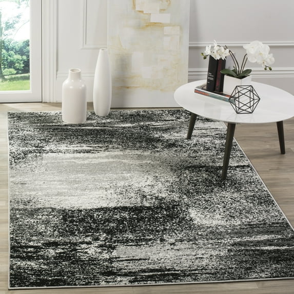 Safavieh Adirondack Rudyard Abstract Ombre Area Rug, Silver/Multi, 3' x 3' Square
