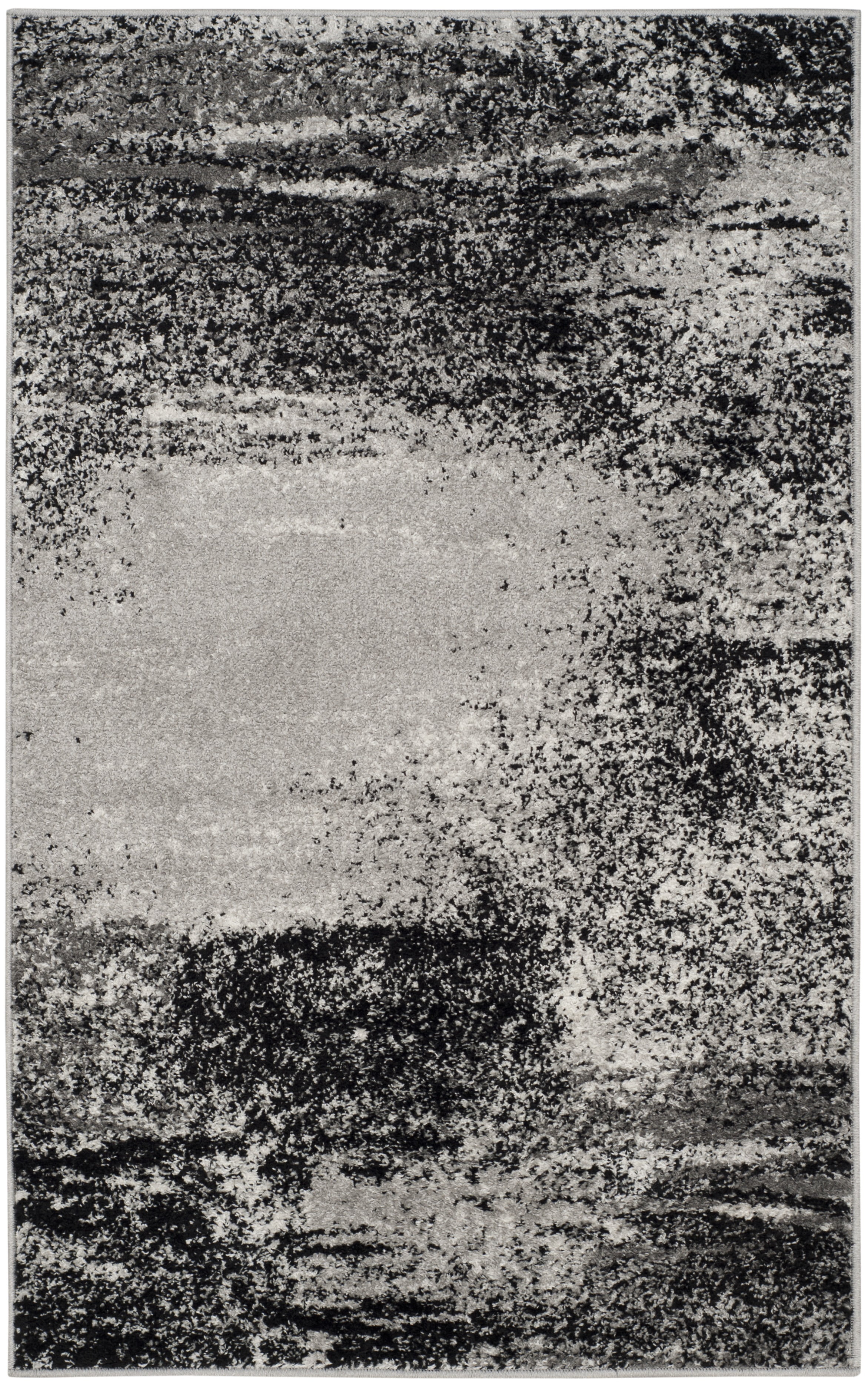 Adirondack Silver Multi 4' x 6' Hand-Knotted Easy Care Rug