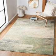 Safavieh Adirondack Rudyard Abstract Ombre Area Rug, Ivory/Sage, 2' x 3'