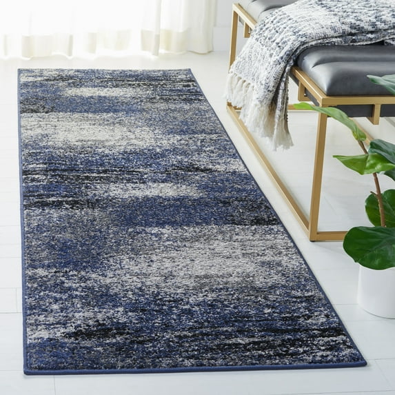 Safavieh Adirondack Rudyard Abstract Ombre Runner Rug, Gray/Blue, 2'6" x 12'