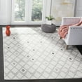 thumbnail image 1 of SAFAVIEH Adirondack Selina Geometric Diamonds Area Rug, Ivory/Grey, 4' x 6', 1 of 6