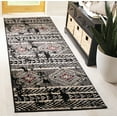 thumbnail image 1 of SAFAVIEH Adirondack Seth Geometric Runner Rug, Black/Light Grey, 2'6" x 8', 1 of 7
