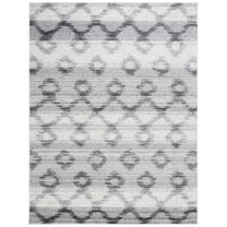 SAFAVIEH Adirondack Tamara Geometric Area Rug, Silver/Charcoal, 8' x 10'