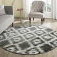 thumbnail image 1 of SAFAVIEH Adirondack Valentin Geometric Area Rug, Charcoal/Ivory, 4' x 4' Round, 1 of 6