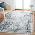 thumbnail image 1 of SAFAVIEH Adirondack Wyatt Traditional Distressed Area Rug, Ivory/Navy, 2'6" x 4' - Transitional Modern Design, Ivory & Navy, Ideal for Living Room, Bedroom, Dining Space, Entryway, Bathroom, Bedside, 1 of 15