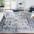 thumbnail image 1 of SAFAVIEH Adirondack Wyatt Traditional Distressed Area Rug, Ivory/Navy, 8' x 8' Square - Transitional Modern Design, Ivory & Navy, Ideal for Living Room, Bedroom, Dining Space, 1 of 15
