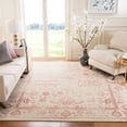 thumbnail image 1 of SAFAVIEH Adirondack Wyatt Traditional Distressed Area Rug, Ivory/Rose, 8' x 8' Square - Transitional Modern Design, Ivory & Rose, Ideal for Living Room, Bedroom, Dining Space, 1 of 13