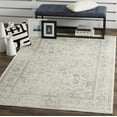 thumbnail image 1 of SAFAVIEH Adirondack Wyatt Traditional Distressed Area Rug, Ivory/Silver, 5' x 5' Square - Transitional Modern Design, Ivory & Silver, Ideal for Living Room, Bedroom, Dining Space, 1 of 16