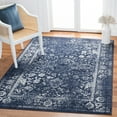 thumbnail image 1 of SAFAVIEH Adirondack Wyatt Traditional Distressed Area Rug, Navy/Ivory, 3' x 3' Square - Transitional Modern Design, Navy & Ivory, Ideal for Living Room, Bedroom, Dining Space, 1 of 14