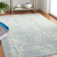 thumbnail image 1 of SAFAVIEH Adirondack Wyatt Traditional Distressed Area Rug, Slate/Ivory, 4' x 4' Square - Transitional Modern Design, Slate & Ivory, Ideal for Living Room, Bedroom, Dining Space, 1 of 16