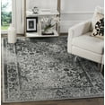 thumbnail image 1 of SAFAVIEH Adirondack Wyatt Traditional Distressed Area Rug, Grey/Black, 5'1" x 7'6" - Transitional Modern Design, Grey & Black, Ideal for Living Room, Bedroom, Dining Space, 1 of 13